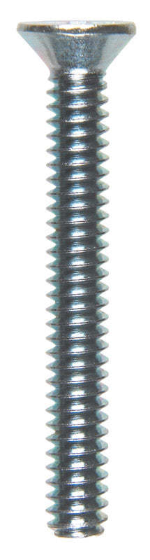 HILLMAN No. 10-24 X 1-1/2 in. L Phillips Flat Head Zinc-Plated Steel Machine Screws 100 pk