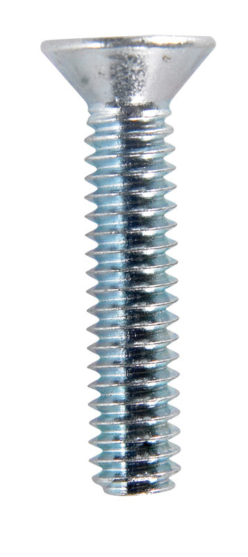 HILLMAN No. 1/4-20 X 1-1/4 in. L Phillips Flat Head Zinc-Plated Steel Machine Screws 100 pk