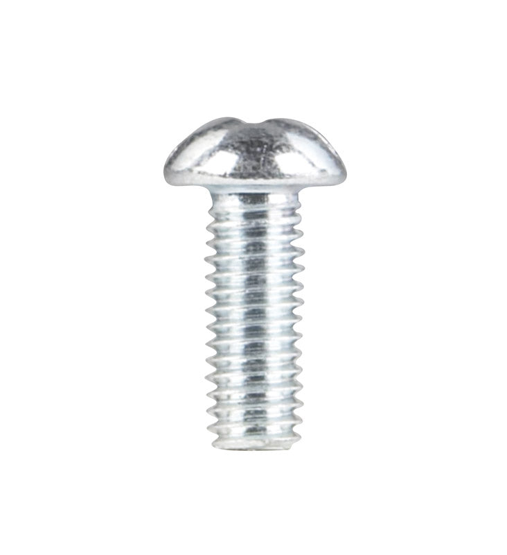 HILLMAN No. 10-32 X 1/2 in. L Combination Round Head Zinc-Plated Steel Machine Screws 100 pk