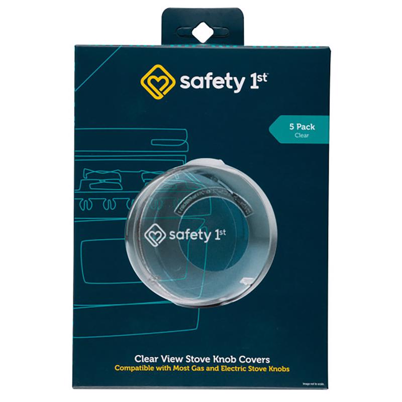 Safety 1st Clear Plastic Stove Knob Covers 5 pk