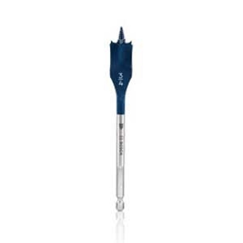 Bosch DSB1013 DareDevil 1-Inch Spade Bit – Threaded Tip, Contoured Paddle, Hex Shank For Fast Clean Holes