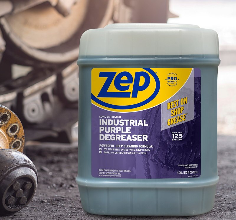 Zep R45815 Industrial Cleaner and Degreaser Concentrate, 5 gal, Drum, Liquid, Ether-Like, Purple