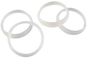 Danco 89136 Faucet Washer, 1-1/4 in ID x 1-1/2 in OD Dia, 1/4 in Thick, Polyethylene
