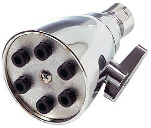 Danco 89203 Shower Head, 1.5 gpm, 1/2 in Connection, IPS, Brass