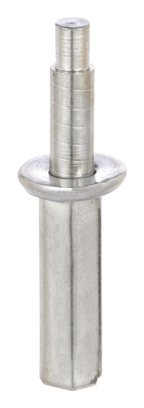Barton Kramer 7/16 in. D X 2-9/16 in. L Mill Silver Steel Bi-fold Door Pivot 2 pk