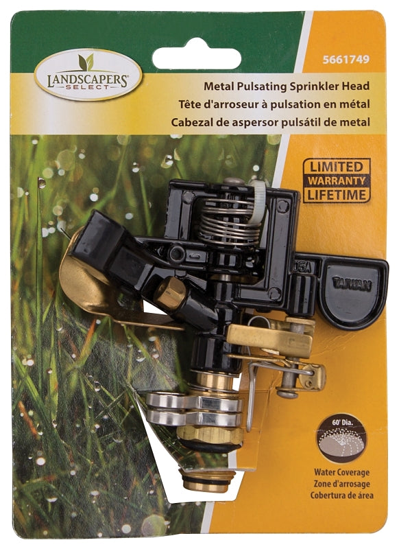 Landscapers Select DY602N Sprinkler Head, Male, Round, Zinc