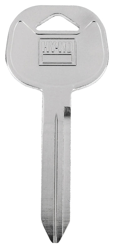 Hy-Ko 11010FTL1 Key Blank, Brass, Nickel-Plated, For: Freightliner FTL1 Locks, Pack of 10