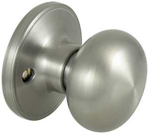 ProSource TFX240V-PS Dummy Knob, TF Design, 1-3/8 to 1-3/4 in Thick Door, Satin Nickel, 65.7 mm Rose/Base
