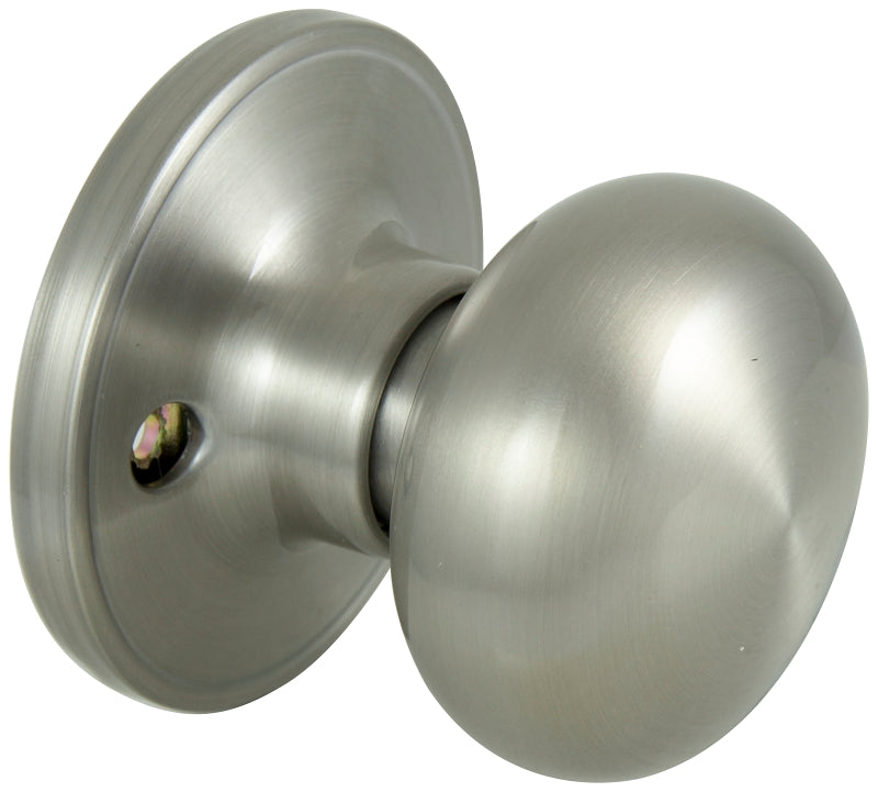 ProSource TFX240V-PS Dummy Knob, TF Design, 1-3/8 to 1-3/4 in Thick Door, Satin Nickel, 65.7 mm Rose/Base