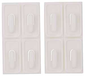 ProSource PH-122300-PS Mini Hook, 100 g, 1-Hook, Plastic, White, White