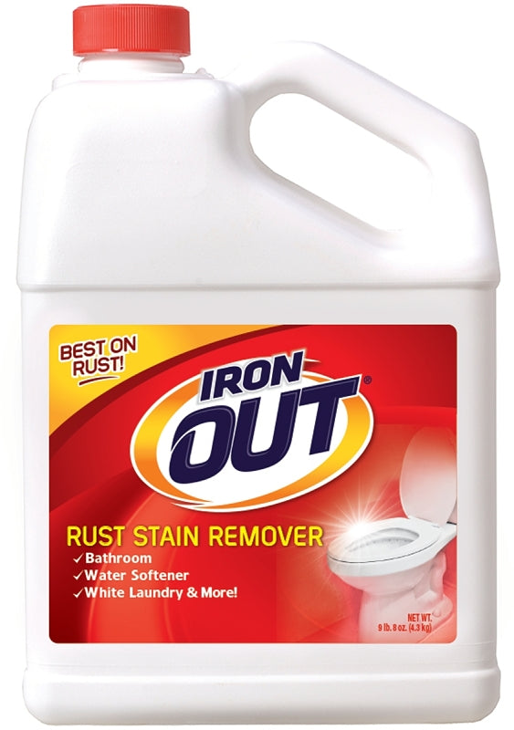 Iron OUT IO10N Rust and Stain Remover, 10 lb, Powder, Mint, White