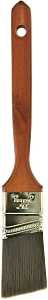 Linzer WC2125-1.5 Paint Brush, Natural/Sable Brown, Wood Handle, 1-1/2 in W, 2-1/4 in L Bristle, Polyester Bristle