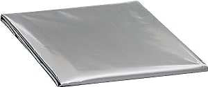 M-D 03392 Air Conditioner Cover with Elastic Strap, 16 in L, 27 in W, Polyethylene, Silver