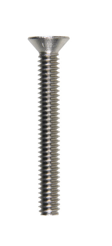 HILLMAN No. 1/4-20 X 2 in. L Phillips Flat Head Stainless Steel Machine Screws 100 pk