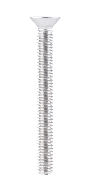HILLMAN No. 1/4-20 X 2-1/2 in. L Phillips Flat Head Stainless Steel Machine Screws 50 pk
