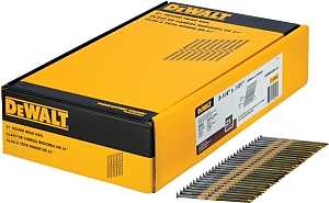DEWALT DWRHS12D131 Series Framing Nail, Plastic Strip Collation, 3-1/4 in L, 9 Gauge, Steel, Bright, 0.13 in Diameter