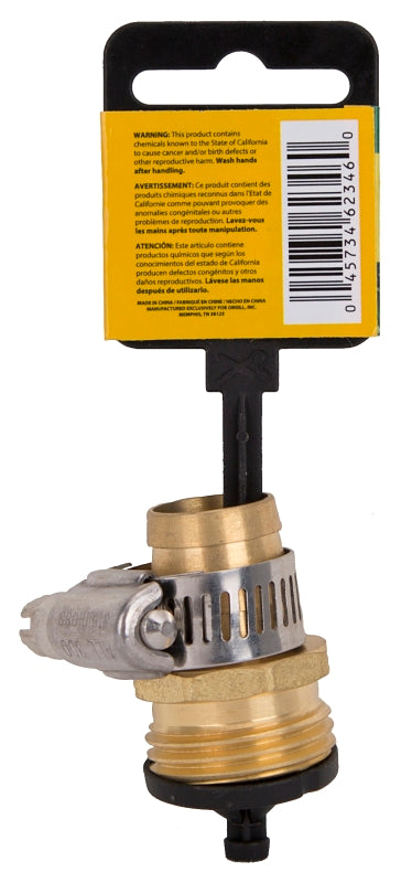 Landscapers Select GB-9413-3/4 Hose Coupling, 3/4 in, Male, Brass, Brass