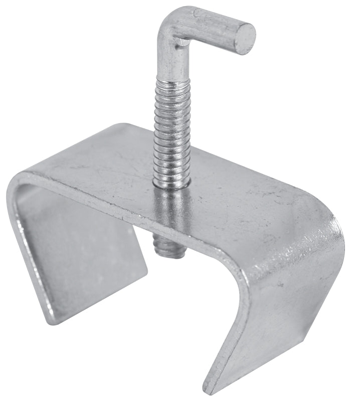 Prime-Line U 9006 Rail Clamp, Steel, Zinc, 2/PK
