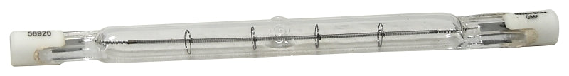 Sylvania LEDVANCE Series 58920 Double-Ended Quartz, 300 W, Recessed Single Contact Lamp Base, T3 Lamp, 6000 Lumens