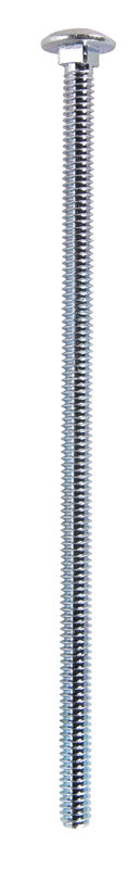 HILLMAN 1/4 in. X 6 in. L Zinc-Plated Steel Carriage Bolt 100 pk