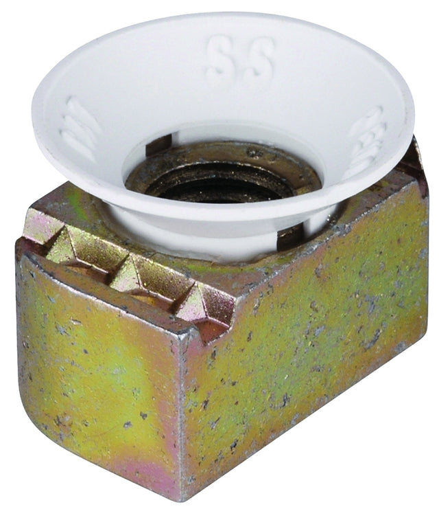 SuperStrut ZCM1001/2-10 Cone Nut, Galvanized, Nylon/Steel, Gold