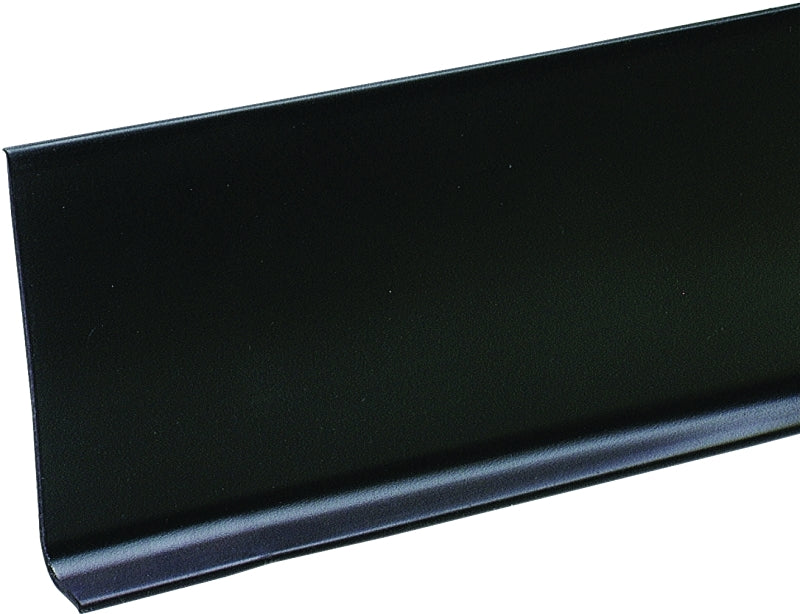 M-D 75218 Series Wall Base, 0.13 in Thick, Black, 4 ft L, 4 in W, Vinyl, Pack of 18