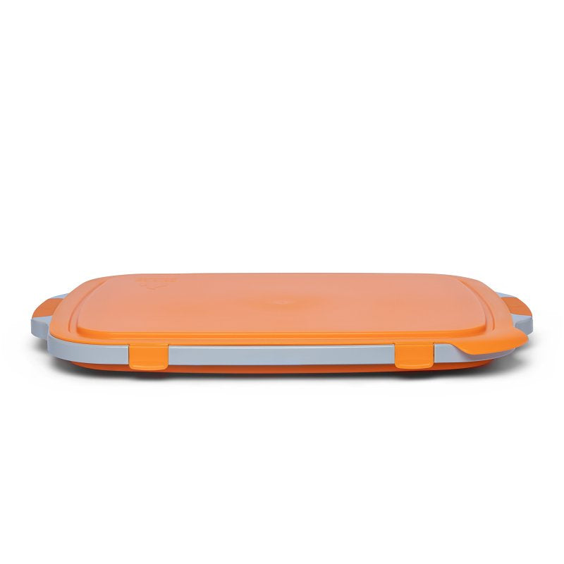 Dripez TUBV2-XL-1-OR BBQ Prep Tub, Nylon/Plastic/Silicone, Orange