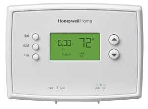 Honeywell RTH2510B1018/E1 Programmable Thermostat, +/-1 deg F Differential, Digital Display