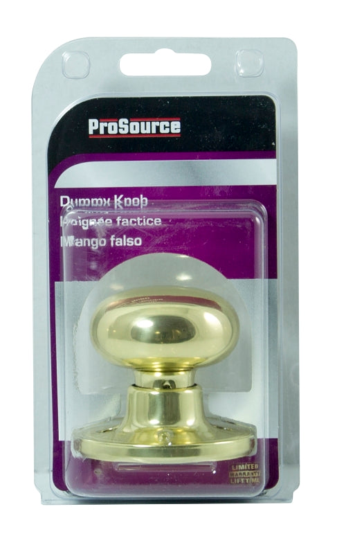 ProSource TF740V-PS Dummy Knob, TF Design, 1-3/8 to 1-3/4 in Thick Door, Stainless Steel, 65.7 mm Rose/Base