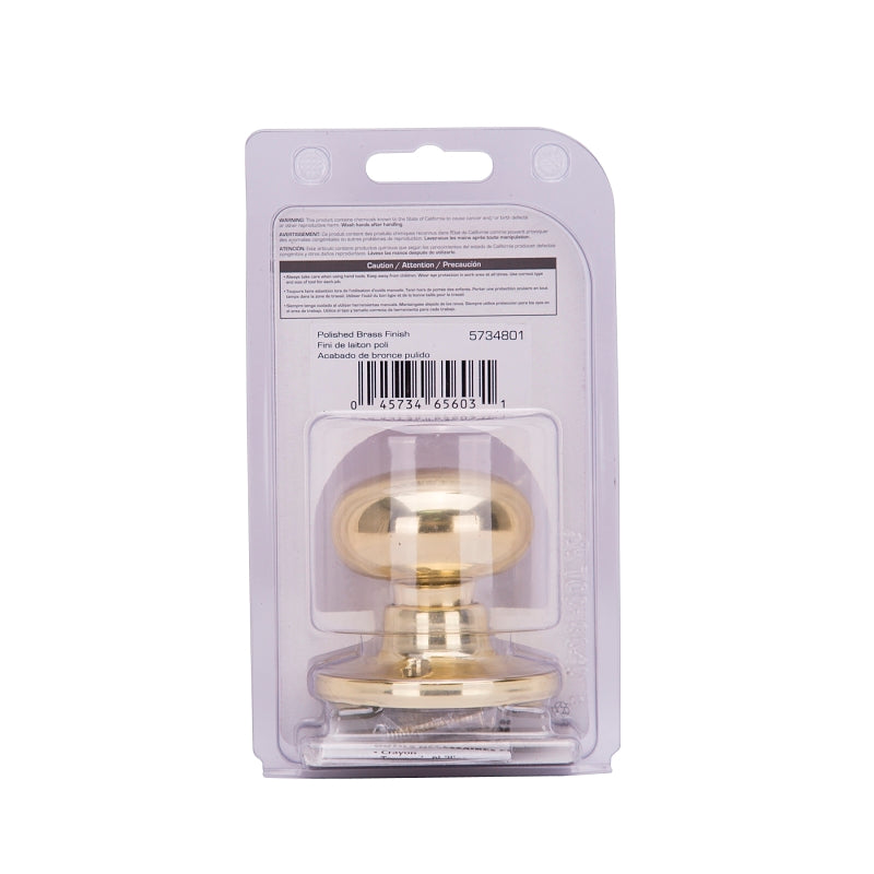 ProSource TF740V-PS Dummy Knob, TF Design, 1-3/8 to 1-3/4 in Thick Door, Stainless Steel, 65.7 mm Rose/Base