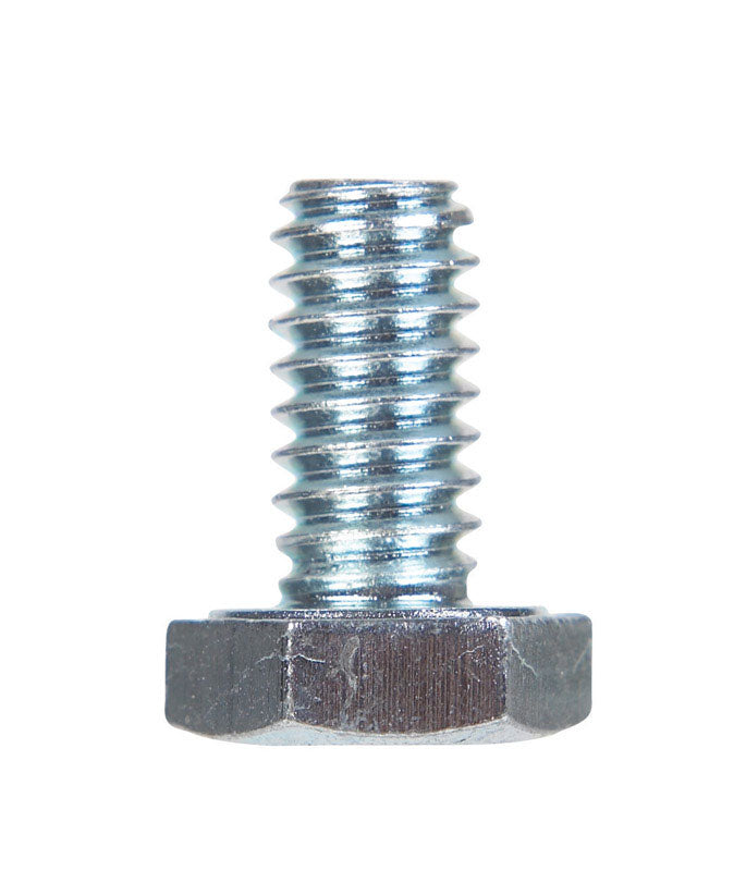 HILLMAN 1/4 in. D X 1/2 in. L Heat Treated Zinc Steel Hex Head Cap Screw 100 pk