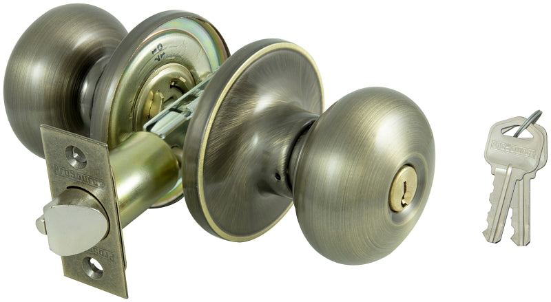 ProSource TF800V-PS Entry Knob, Stainless Steel, KW1, KA3 Keyway, 3 Grade, Pack of 3