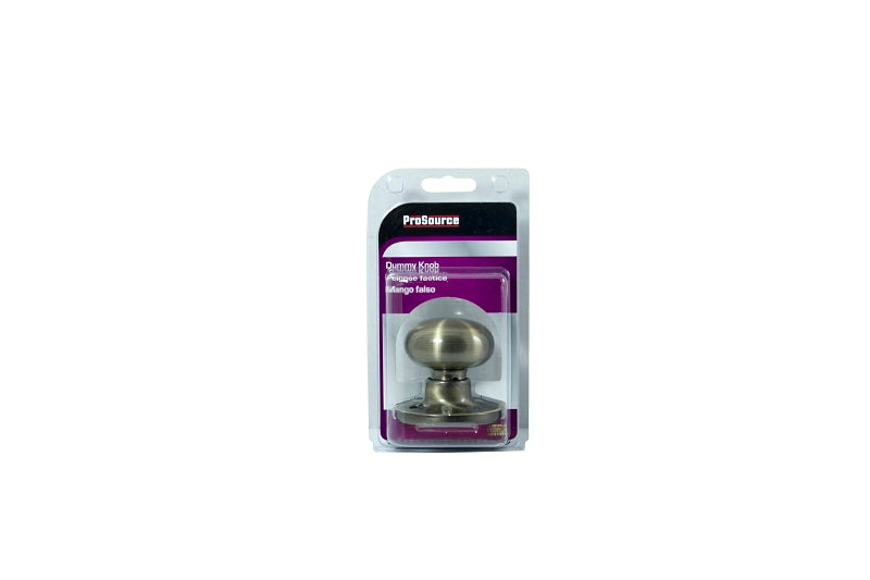 ProSource TF840V-PS Dummy Knob, TF Design, 1-3/8 to 1-3/4 in Thick Door, Stainless Steel, 65.7 mm Rose/Base