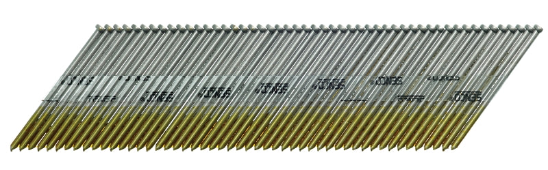 Senco A301500 Series Finish Nail, Paper Tape Collation, 1-1/2 in L, 15 Gauge, Steel, Bright Basic, Brad Head