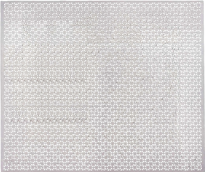 M-D 57208 Decorative Metal Sheet, 36 in W, 36 in L, Union Jack Tread, Aluminum, Mill, Pack of 3