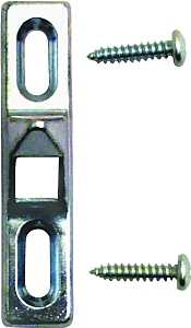 Prime-Line E 2082 Sliding Door Keeper, Chrome, For: C-1032 Flush Style Locks