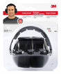 3M 7100117617 Folding Ear Muffs, 25 dB NRR, Black, Plastic