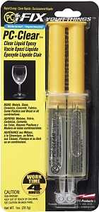 Protective Coating PC-CLEAR 70147 Epoxy Adhesive, Clear, Liquid, 1 oz, Syringe