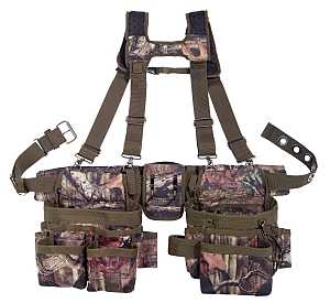 Bucket Boss 85035 Suspension Rig, 52 in Waist, Fabric, Mossy Oak, 28-Pocket