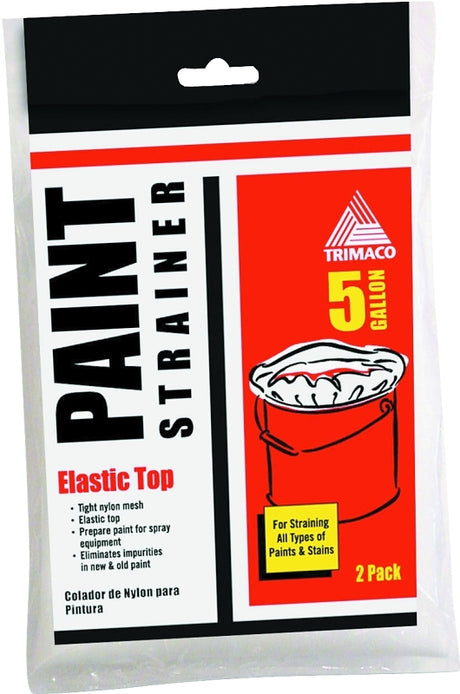 Trimaco 11523 Series Paint Strainer Bag, 5 gal Capacity, 600 um