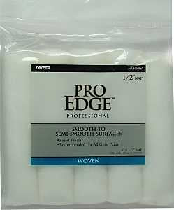 Linzer MR 102-5 6IN Roller Cover, White, 1/2 in Thick Nap, 6 in L, Fabric Cover, 6/PK, Pack of 6