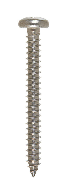 HILLMAN No. 12 X 2 in. L Phillips Pan Head Sheet Metal Screws 100 pk