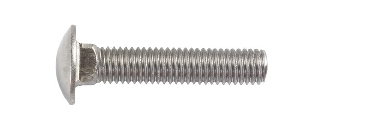 HILLMAN 1/2 in. X 2-1/2 in. L Stainless Steel Carriage Bolt 25 pk