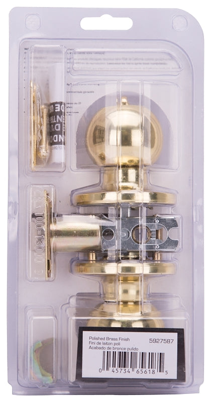 ProSource T3710V-PS Privacy Lockset, Tubular Design, Stainless Steel