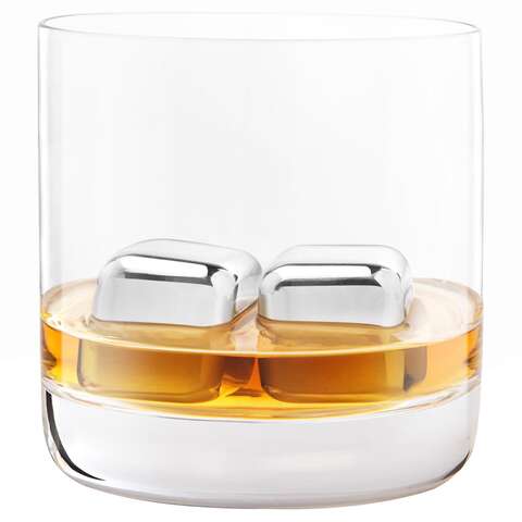 Final Touch Silver Stainless Steel Chilling Stones