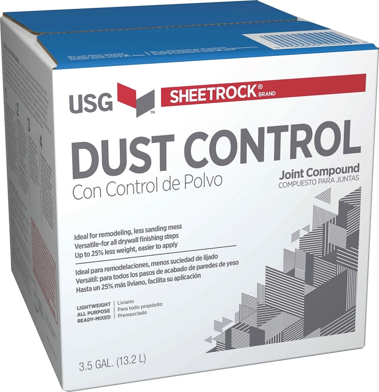 Sheetrock 380609 Dust Control Joint Compound, Paste, Off-White, 3.5 gal