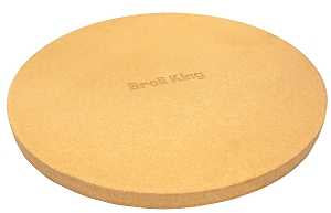 Broil King 69814 Grilling Stone, Round, 15 in Dia, Ceramic, Orange