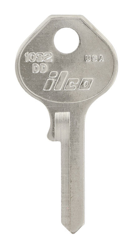 HILLMAN Traditional Key Padlock Universal Key Blank Single, Pack of 10