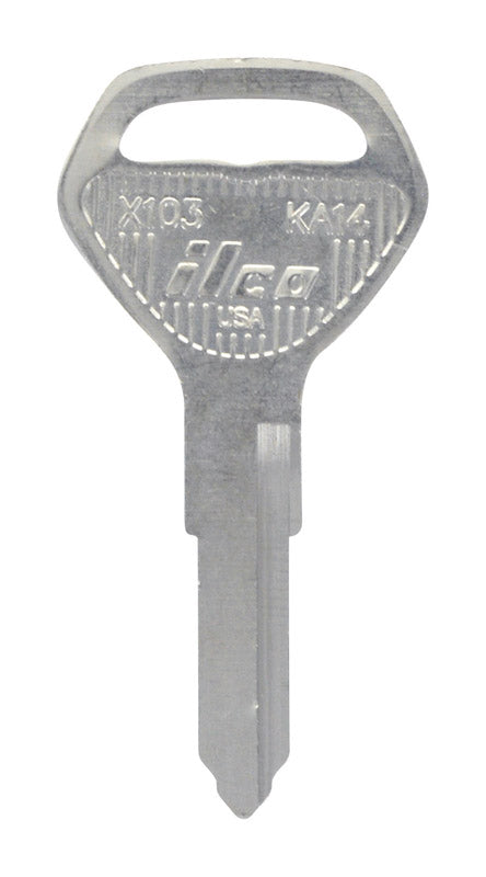 HILLMAN Traditional Key House/Office Universal Key Blank Double, Pack of 10