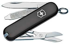 Victorinox 53003 Pocket Knife, 7-Function, Black Handle